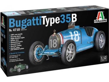 Italeri - Bugatti Type 35B, Model Kit auto 4710, 1/12