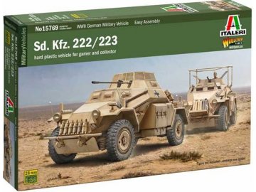 Italeri - Sd. Kfz. 222-223, Model Kit military 15769, 1/56