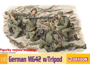 Dragon - MG42 w/TRIPOD MOUNT, Model Kit military 75017, 1/6