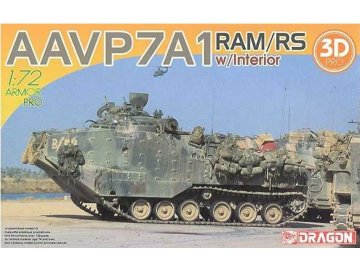 Dragon - AAVP7A1 RAM/RS w/INTERIOR, Model Kit military 7619, 1/72