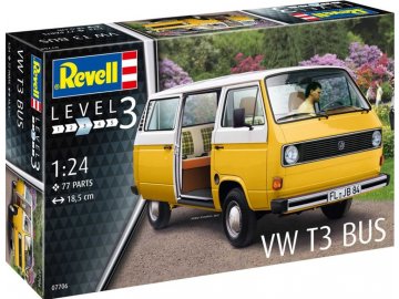 Revell -  VW T3 Bus, Plastic ModelKit auto 07706, 1/24