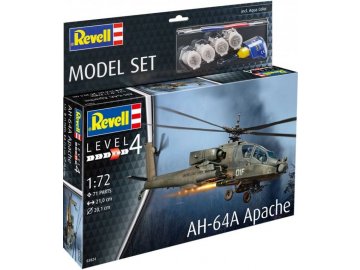 Revell - AH-64A Apache, ModelSet vrtulník 63824, 1/72