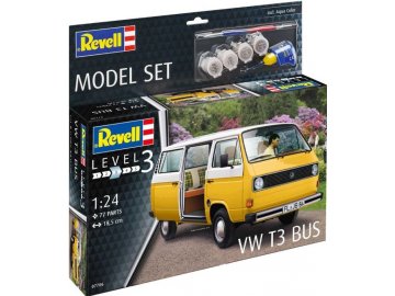 Revell - VW T3 Bus, ModelSet 67706, 1/25