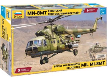 Zvezda - MIL-Mi-8MT, Model Kit vrtulník 4828, 1/48