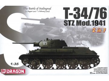 Dragon - T-34/76 STZ MOD.1941, Model Kit 6448, 1/35