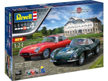 Revell - "100 Years Jaguar", Gift-Set auta 05667, 1/24
