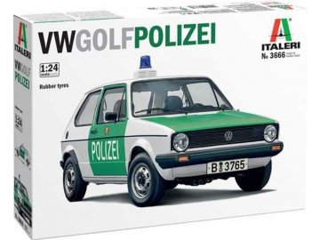 Italeri - VW Golf "POLIZEI", Model Kit auto 3666, 1/24