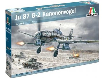 Italeri - Ju-87 G-2 Kanonenvogel, Model Kit letadlo 1466, 1/72