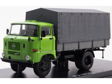 Start Scale Models - IFA W50L, nákladní s plachtou, zeleno-šedý, 1/43