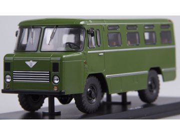 Start Scale Models - AS-38, Autobus sovětské armády, khaki, 1/43