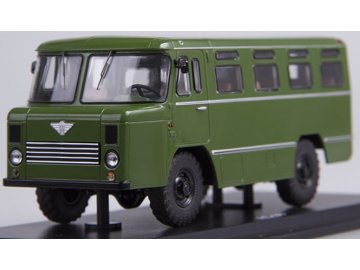 Start Scale Models -  AS-38, Autobus sovětské armády, khaki, 1/43