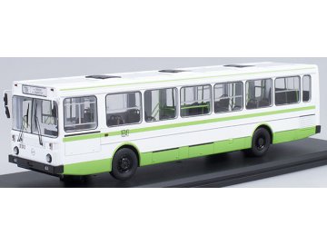 Start Scale Models -  LIAZ-5256, Městský autobus - Moskva, bílo-zelený, 1/43