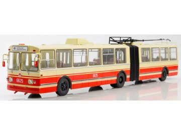 Start Scale Models - ZIU-10, trolejbus, Moscow route No. 48 , béžovo-červená, 1/43