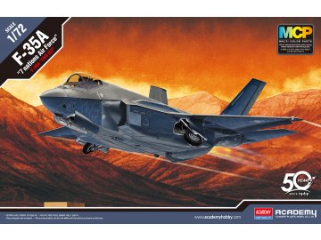 Academy - Lockheed Martin F-35A, "Seven Nation Air Force", Model Kit letadlo 12561, 1/72