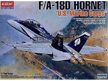 Model Kit letadlo 12422 - F/A 18D HORNET "US MARINES" (1:72)
