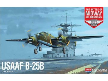 Academy - North American B-25B Mitchell, USAAF, "Doolittle Raid", Model Kit letadlo 12336, 1/48