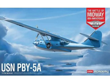Academy - Consolidated PBY-5A Catalina, USN, "Battle of Midway", Model Kit letadlo 12573, 1/72