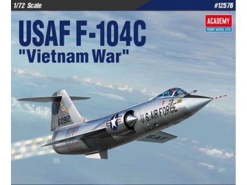 Model Kit letadlo 12576 - USAF F-104C "Vietnam War" (1:72)