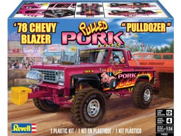 Plastic ModelKit MONOGRAM auto 4532 - 1978 Chevy Blazer Pulldozer (1:24)