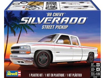 Plastic ModelKit MONOGRAM auto 4538 - 1999 Chevy Silverado Custom Pickup (1:25)