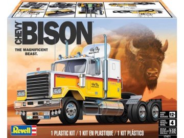 Revell - Chevy Bison Semi Truck, Plastic ModelKit MONOGRAM truck 7471, 1/32