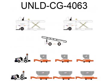 42976 fantasy wings unld cg 4063 airport accessories cargo container set fedex xb2 190993 0