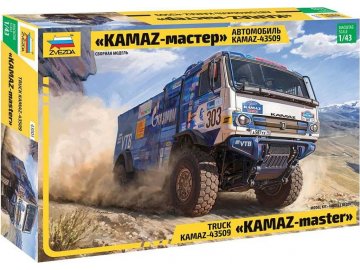 Zvezda - KAMAZ Rallye truck, Model kit auto 43005, 1/43