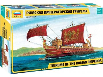 Zvezda - Trireme římského císaře, Model Kit loď 9019, 1/72