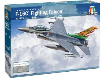 Italeri - General Dynamics F-16C Fighting Falcon, Model Kit letadlo 2825, 1/48