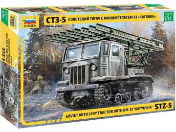 Zvezda - STZ-5 s BM-13 "KATYUSHA", Model kit military 3700, 1/35