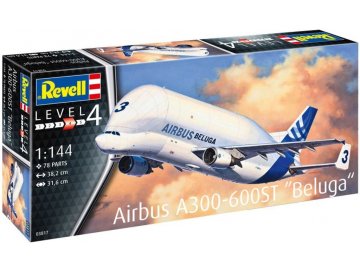 Revell - Airbus A300-600ST "Beluga", Plastic ModelKit letadlo 03817, 1/144