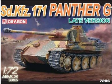 Model Kit tank 7206 - Sd.Kfz.171 PANTHER G LATE VERSION (1:72)