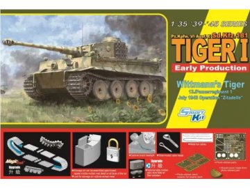 Dragon - TIGER I EARLY MICHAEL WITTMANN, Model Kit tank 6990, 1/35