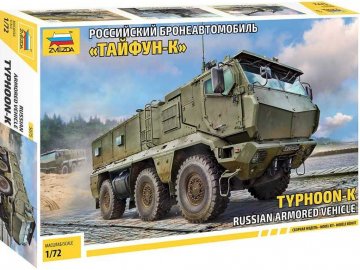 Zvezda - Typhoon-K, ruské obrněné vozidlo, Model kit military 5075, 1/72