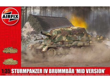 Airfix - Sturmpanzer IV Brummbar (Mid Version), Classic Kit tank A1376, 1/35