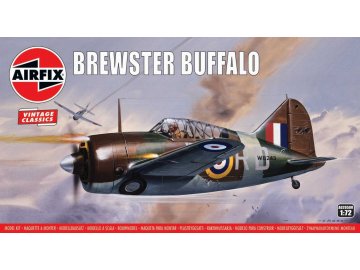 Airfix - Brewster Buffalo, Classic Kit VINTAGE letadlo A02050V, 1/72