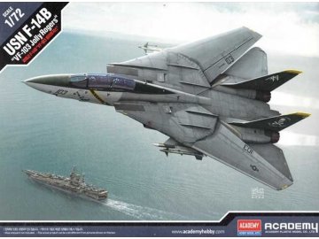 Academy - Grumman F-14B Tomcat, USN, "VF-103 Jolly Rogers", Model Kit letadlo 12578, 1/72