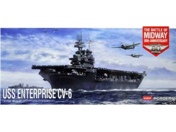 Model Kit loď 14409 - USS Enterprise CV-6 "Batte of Midway" (1:700)