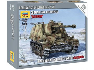 Zvezda - Sd.Kfz.164, "Nashorn", Wargames (WWII) military 6291, 1/100