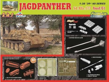 Dragon- Jagdpanther Ausf.G1 (2 in 1), Model Kit tank 6846, 1/35