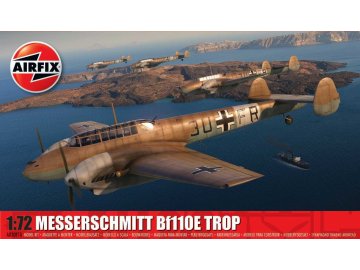Airfix - Messerschmitt Bf110E/E-2 TROP, Classic Kit letadlo A03081A, 1/72