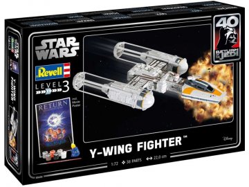 Revell - Y-wing Fighter, Gift-Set SW 05658, 1/72