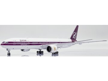 43499 jc wings xx40068 boeing 777 300er qatar airways retro livery a7 bac x9b 186008 2