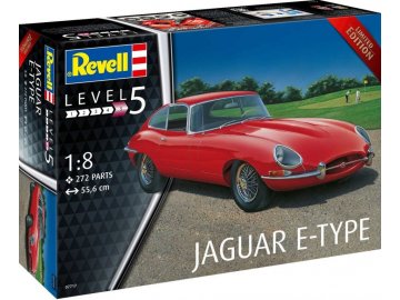 Revell - Jaguar E-Type, Plastic ModelKit auto 07717, 1/8