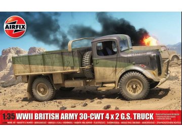 Airfix - WWII British Army 30-cwt 4x2 GS Truck, Classic Kit military A1380, 1/35