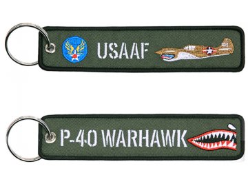 megakey key usaaf keyholder with usaaf on one side and p 40 warhawk on back x38 189739 0