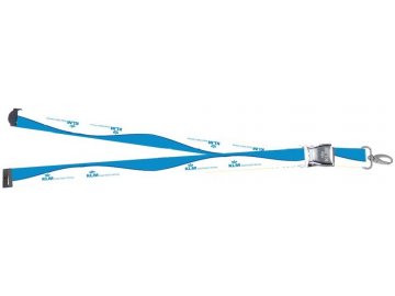 keychord inc lan klm lanyard with klm titles as mini airlinebelt x53 143601 0
