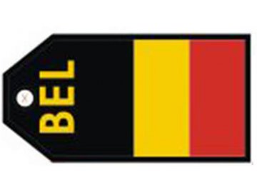 aci tag303 belgium flag baggage tag x52 158122 0