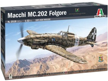Italeri - MC.202 Folgore, Model Kit letadlo 2518, 1/32