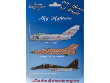 daco products magnets 15 fridge magnets set mig fighters xf9 131143 0